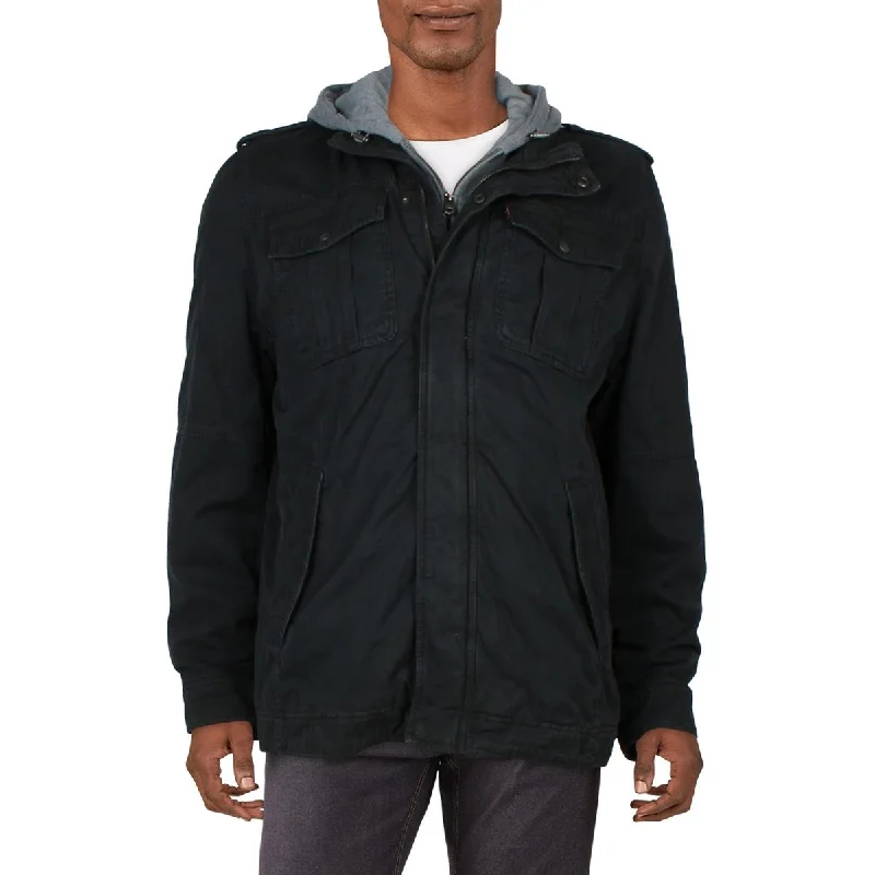 Men's sunny afternoon jackets-Levi Strauss & Co. Mens Sherpa Lined Layered Trucker Jacket