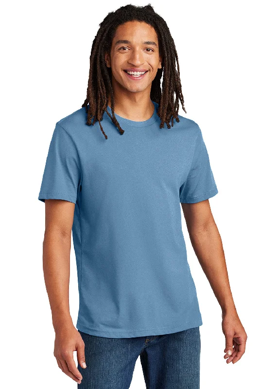 Men's short-sleeve bright cerulean shirt-Allmade Mens Recycled Short Sleeve Crewneck T-Shirt - Arctic Blue - New