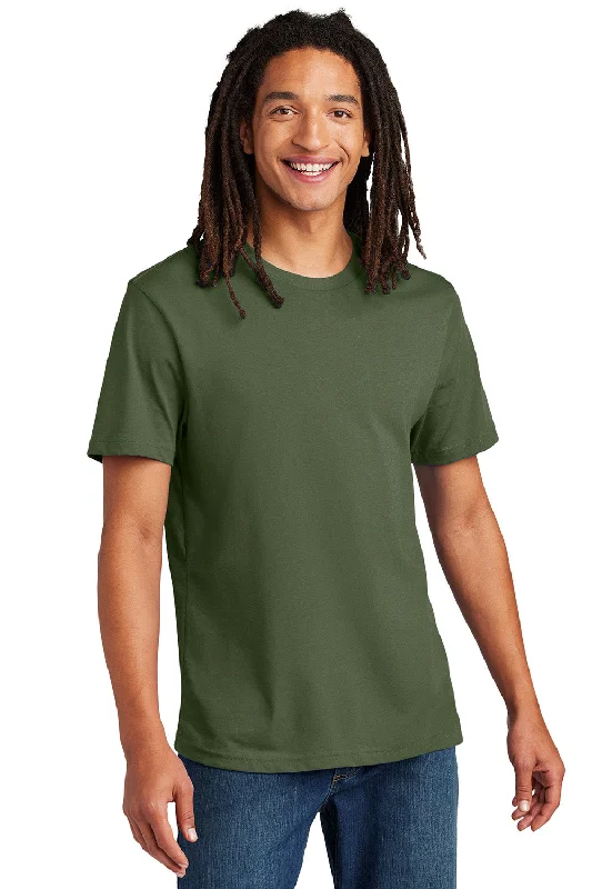 Men's short-sleeve retro cool-rugged-urban-warm-gig top-Allmade Mens Recycled Short Sleeve Crewneck T-Shirt - Olive You Green - New