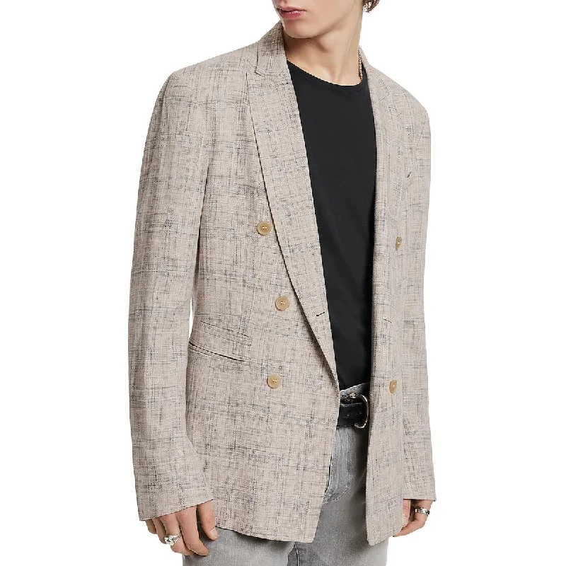 Men's gusty afternoon jackets-John Varvatos Mens Suit Separate Business Sportcoat