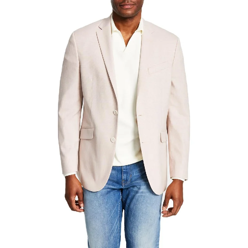 Men's steady biker jackets-Kenneth Cole Reaction Mens Pattern Polyester Sportcoat