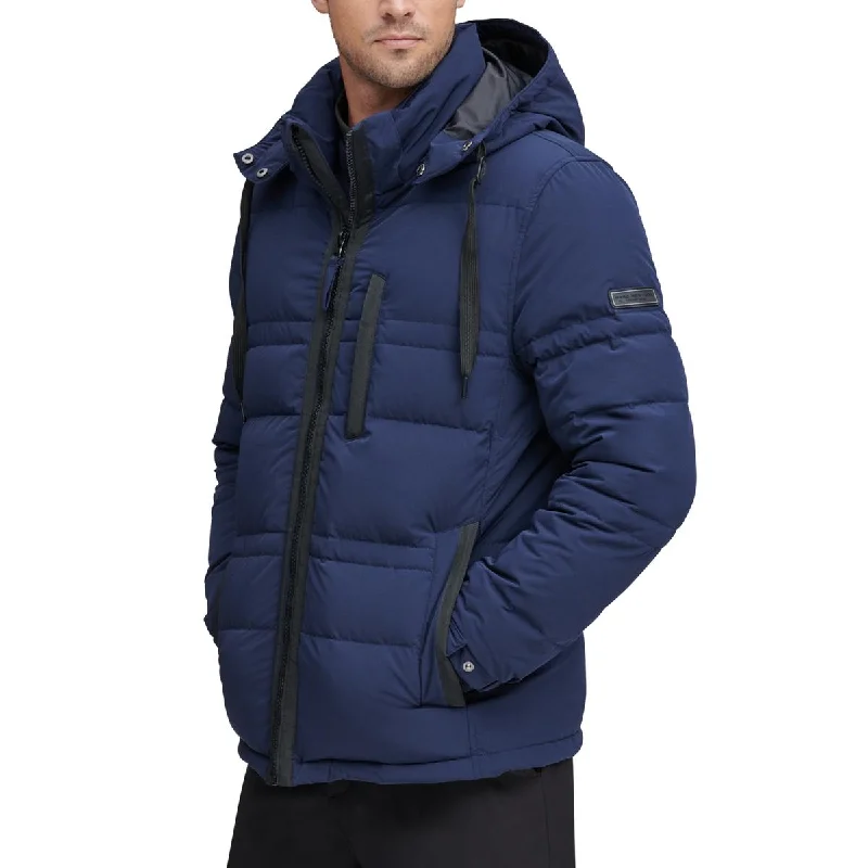 Men's aid response jackets-Marc New York by Andrew Marc Mens Huxley Winter Down Puffer Coat