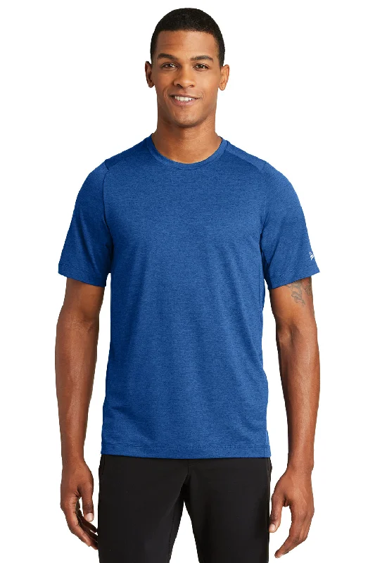 Men's short-sleeve casual bold-rich-nightlife tee-New Era Mens Series Performance Jersey Moisture Wicking Short Sleeve Crewneck T-Shirt - Royal Blue