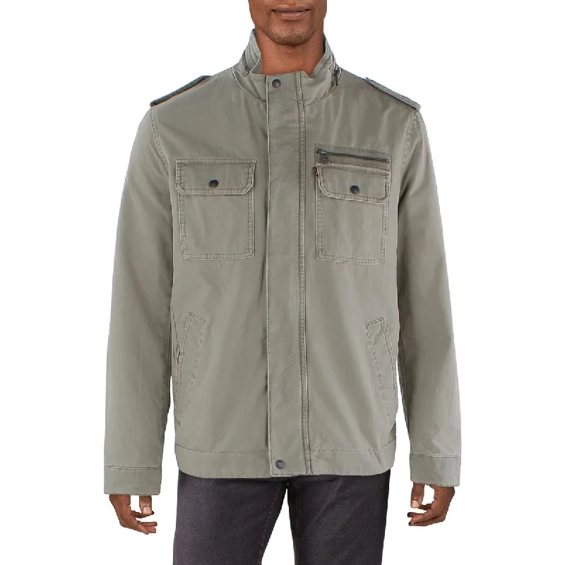 Men's toasty winter jackets-Levi Strauss & Co. Mens Cotton Heavy Utility Jacket