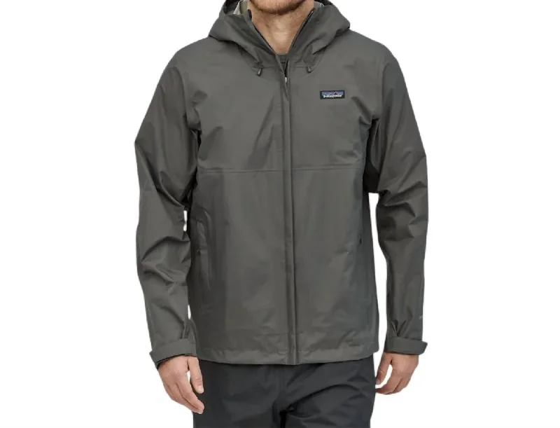 Men's snow peak jackets-Men's Torrentshell 3L Rain Jacket In Forge Grey