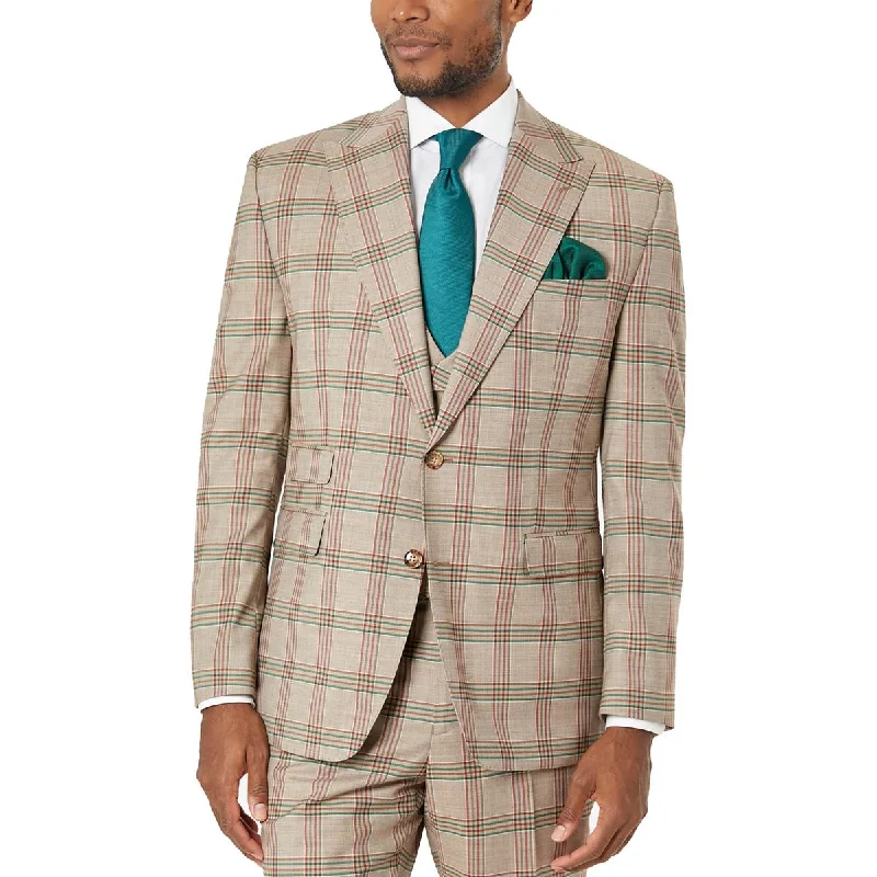 Men's calm symbol jackets-Tayion By Montee Holland Mens Wool Blend Wool Sportcoat