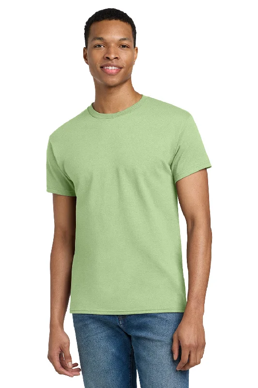 Men's short-sleeve urban warm-stylish-sleek-neutral-EDM tee-Gildan Mens Ultra Short Sleeve Crewneck T-Shirt - Pistachio Green