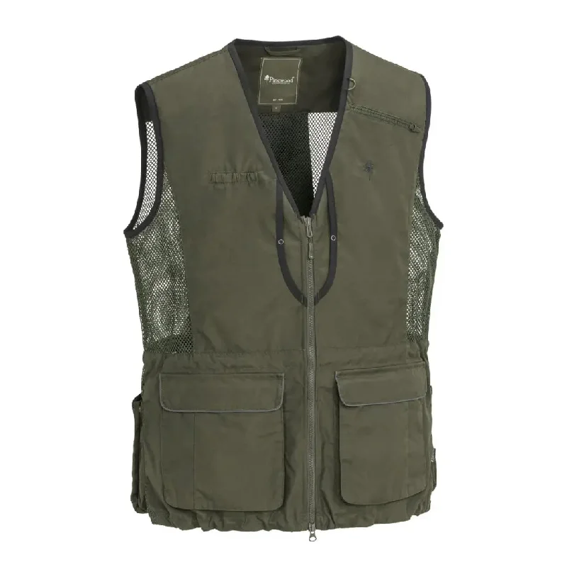 Men's stylish pea coats-Pinewood Men's Dog Sports 2.0 Vest - Moss Green