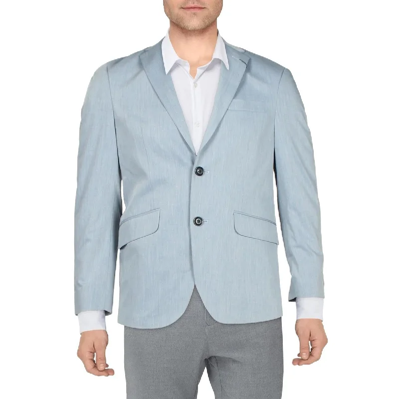 Men's hardy hunter jackets-Kenneth Cole Reaction Mens Woven Long Sleeves Two-Button Blazer