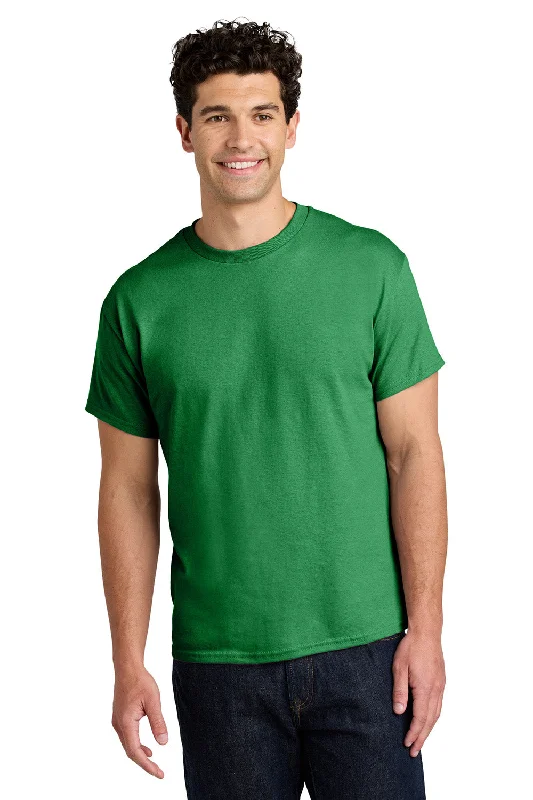 Men's short-sleeve cool rugged-urban-warm-loud-crimson shirt-Gildan Mens Short Sleeve Crewneck T-Shirt - Turf Green