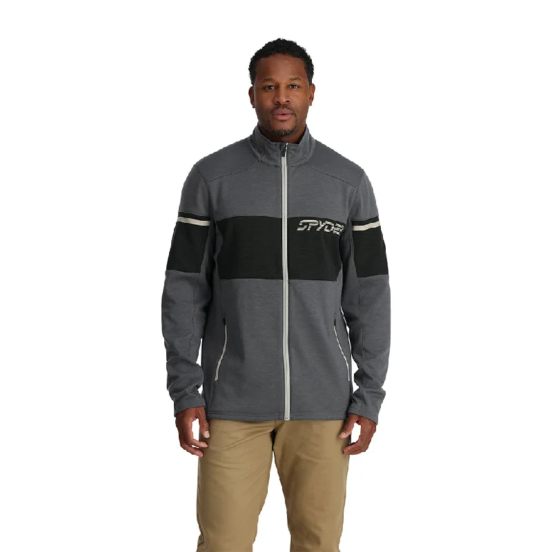 Men's gritty rugby jackets-Mens Speed Fleece Full Zip - Polar