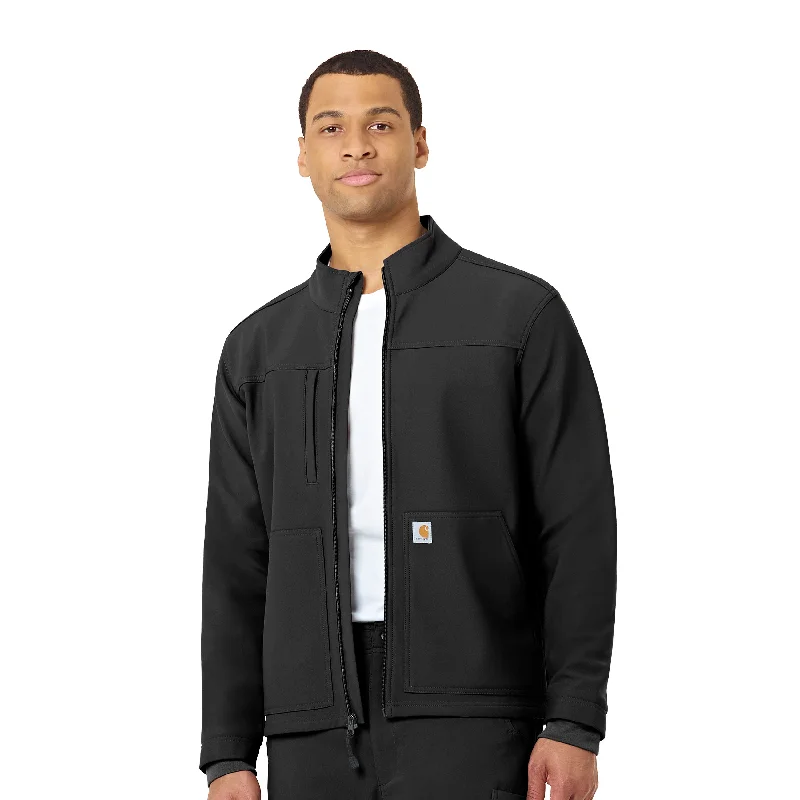 Men's sharp skyline jackets-Carhartt C80023 Men's Rugged Flex Fleece Jacket