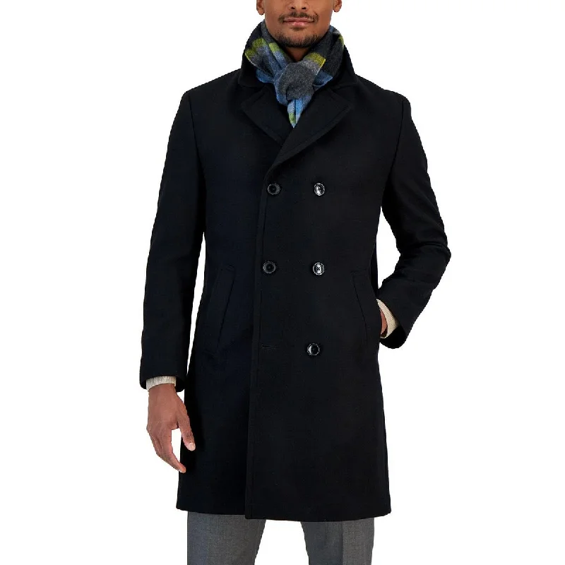 Men's dream design jackets-Nautica Mens   Classic fit Double Breasted Pea Coat