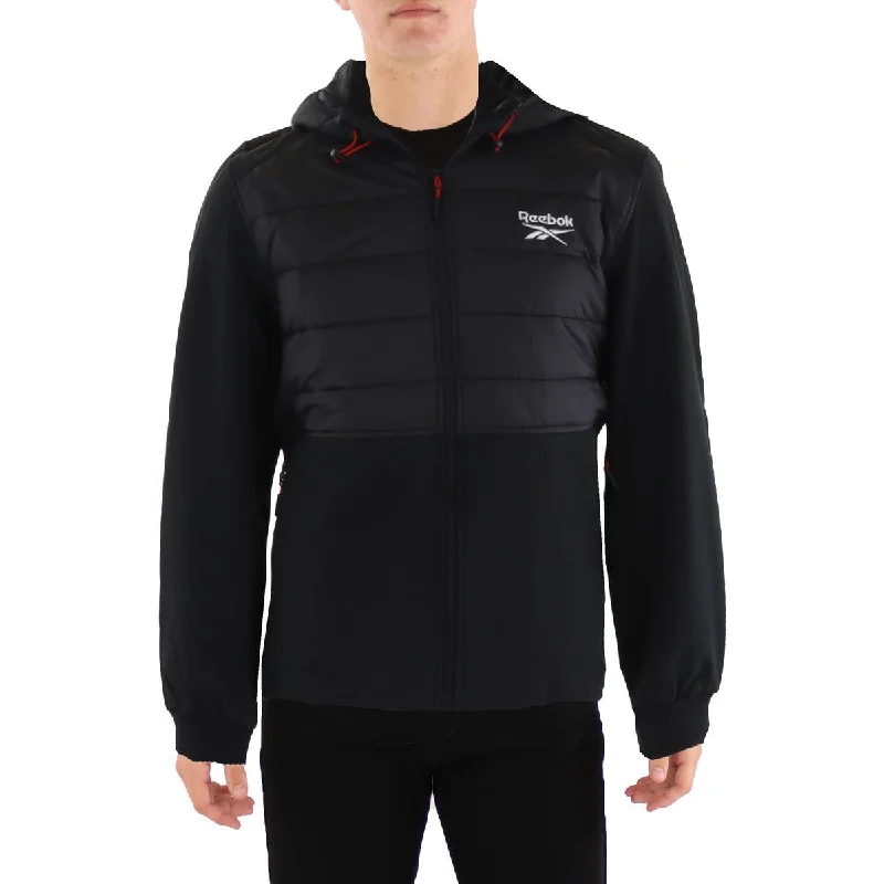 Men's gust-proof sail jackets-Reebok Mens Outdoor Athletic Soft Shell Jacket