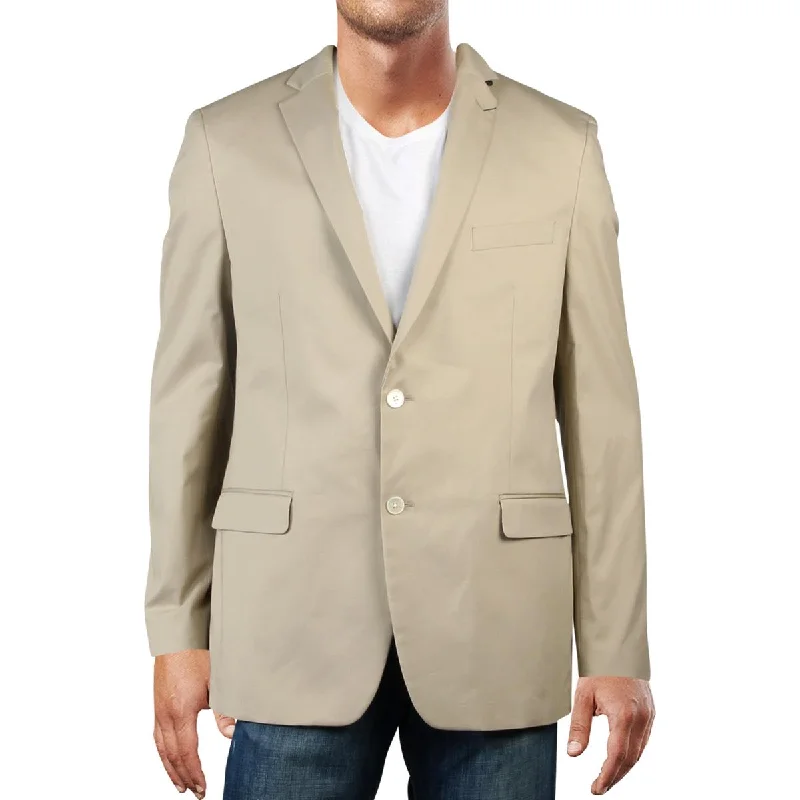 Men's path-ready jackets-Lauren Ralph Lauren Mens Latrobe Stretch Suit Separate Two-Button Suit Jacket