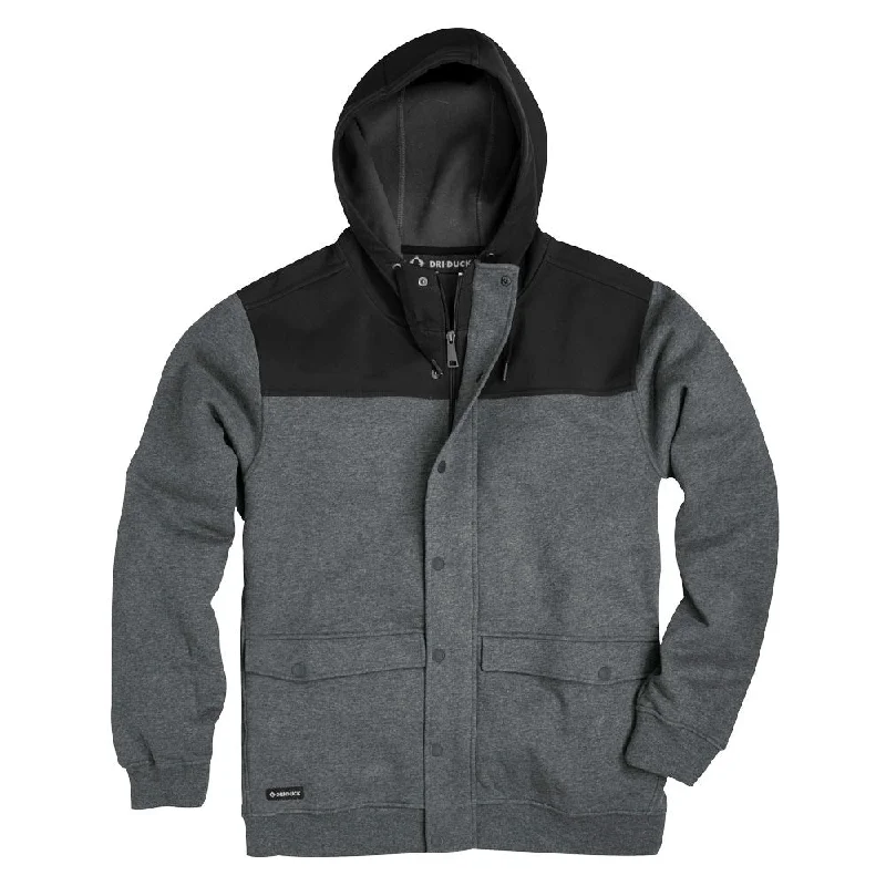 men's-hoodie-in-heather-grey-Crosstech Full-Zip Hoodie