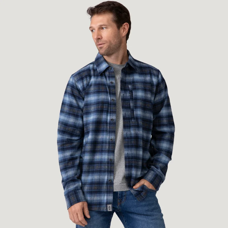 men's-hoodie-for-meditation-Men's Easywear Flannel Shirt