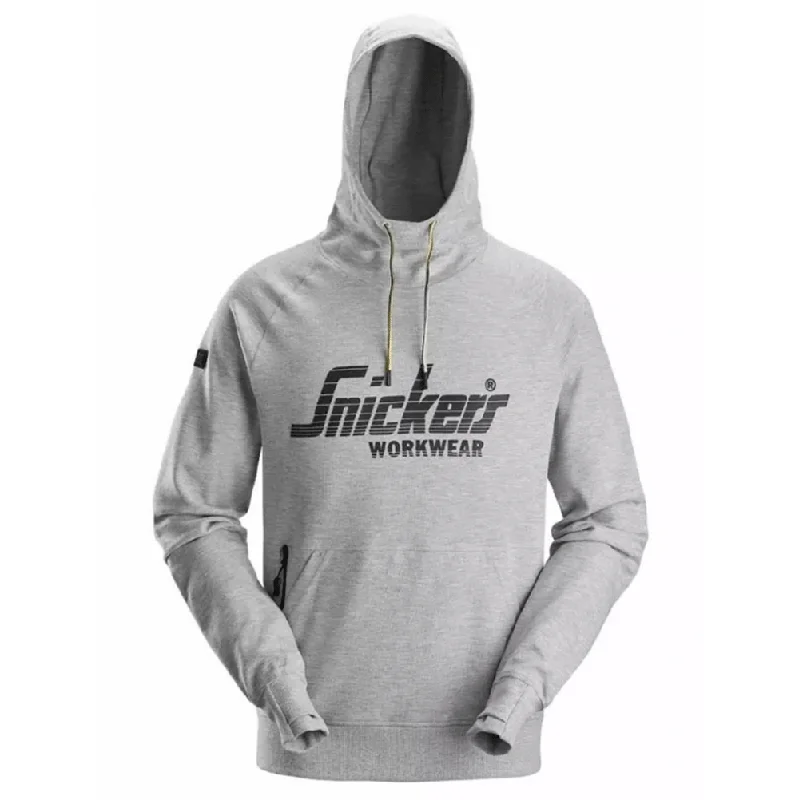 men's-hoodie-in-chocolate-brown-Snickers 2894 Pullover Head Logo Hoodie Sweatshirt