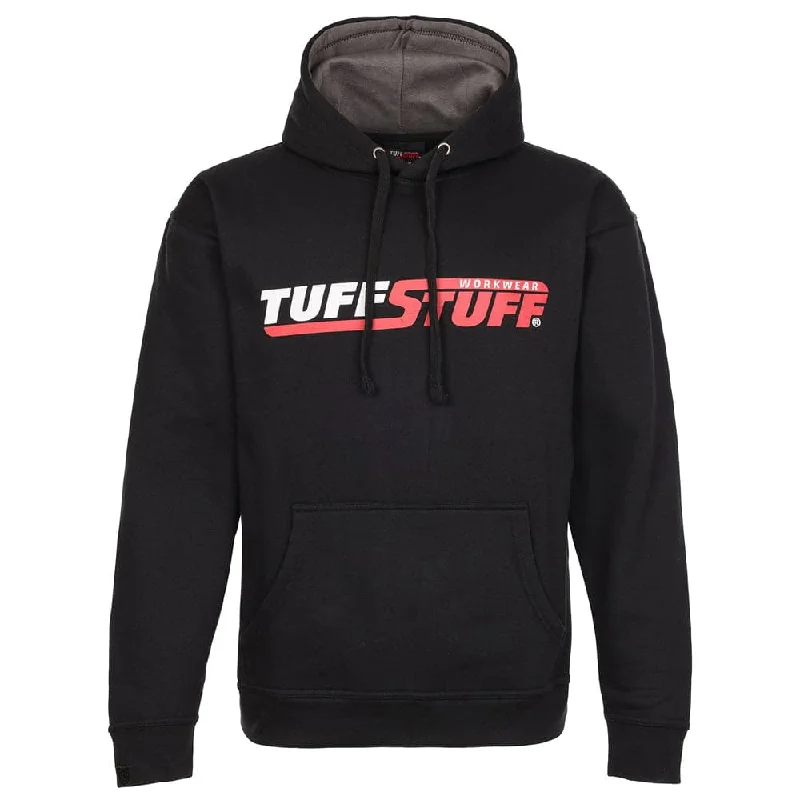 men's-hoodie-with-artistic-print-Tuffstuff 166 Logo Hooded Sweatshirt