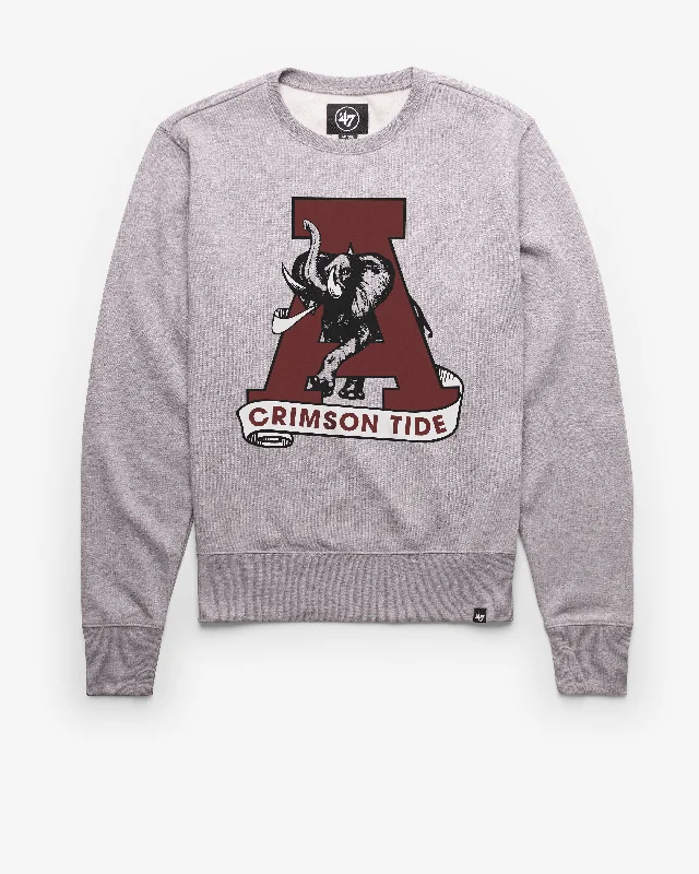 men's-hoodie-with-retro-vibes-ALABAMA CRIMSON TIDE VINTAGE IMPRINT '47 HEADLINE CREW