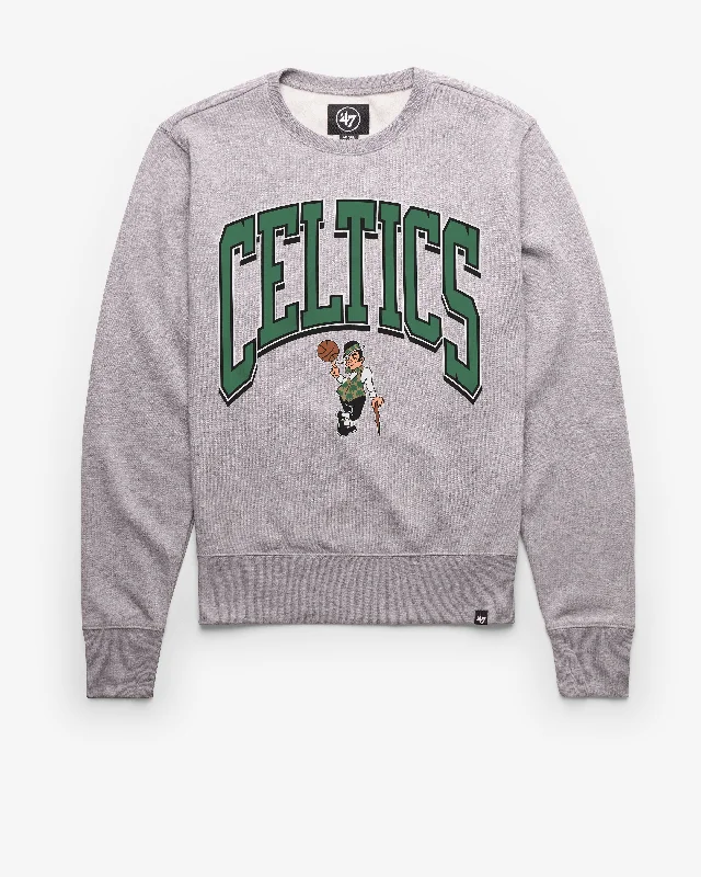 men's-hoodie-in-bright-red-BOSTON CELTICS WALK TALL '47 HEADLINE CREW