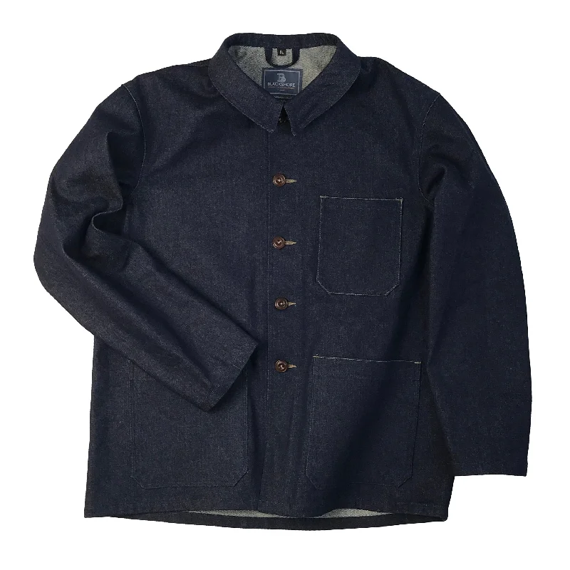 Men's urban stealth jackets-Chore Denim Jacket