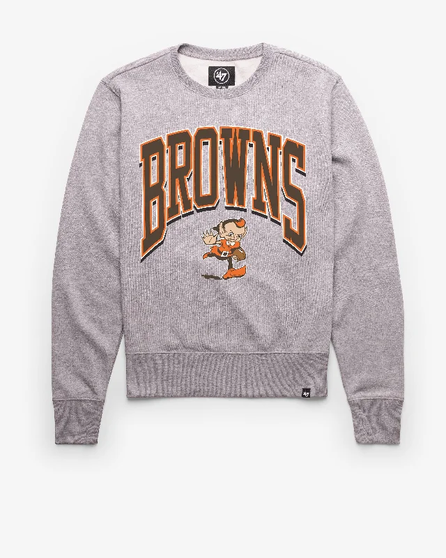 men's-oversized-hoodie-trends-CLEVELAND BROWNS HISTORIC WALK TALL '47 HEADLINE CREW