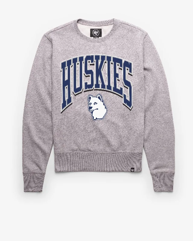 men's-hoodie-for-volunteering-CONNECTICUT HUSKIES UCONN VINTAGE WALK TALL '47 HEADLINE CREW