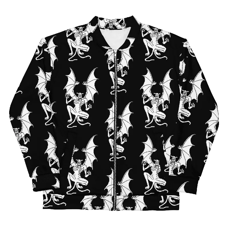 Men's chill basketball jackets-Demon's Cream Ultimate® Bomber Jacket (only 8 available)