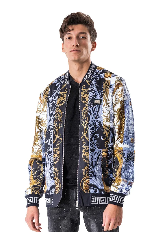 Men's premium grain jackets-Liberty to Shine Bomber Jacket