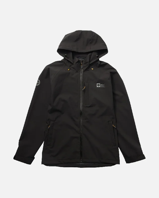 Men's leg race jackets-Long Range Jacket - Black