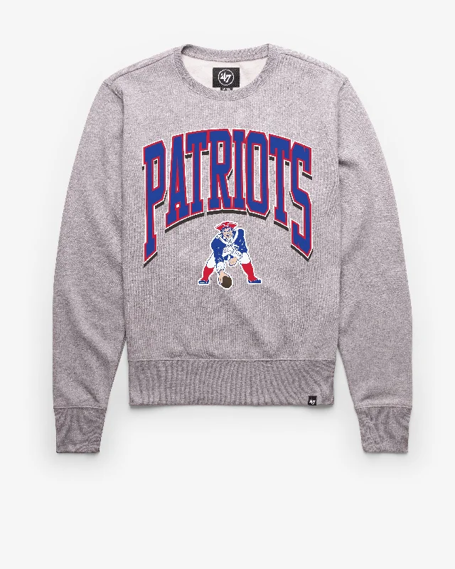 men's-hoodie-with-drawcord-waist-NEW ENGLAND PATRIOTS HISTORIC WALK TALL '47 HEADLINE CREW