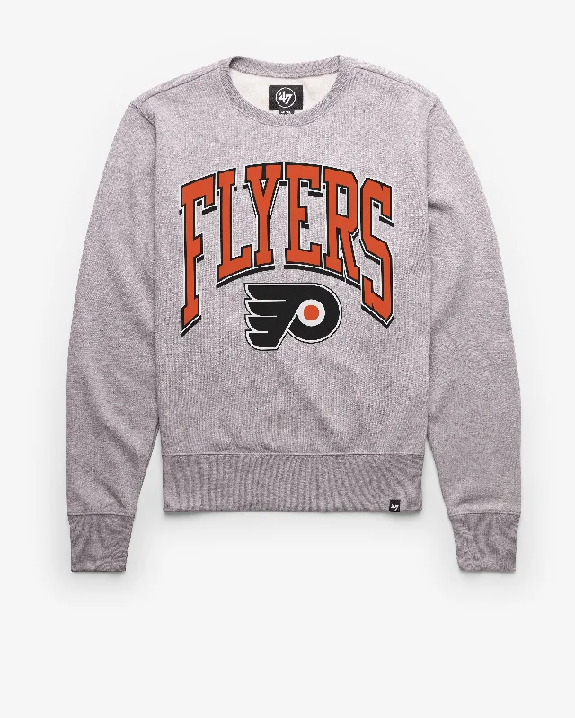 eco-friendly-men's-hoodies-PHILADELPHIA FLYERS WALK TALL '47 HEADLINE CREW