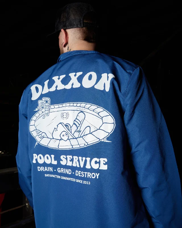 Men's vintage parka jackets-Pool Service Coaches Jacket