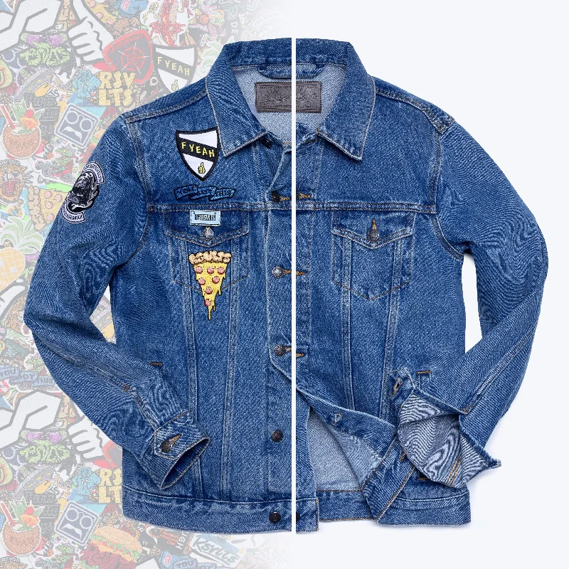 Men's cut sleek jackets-Denim Dan – Classic Denim Jacket