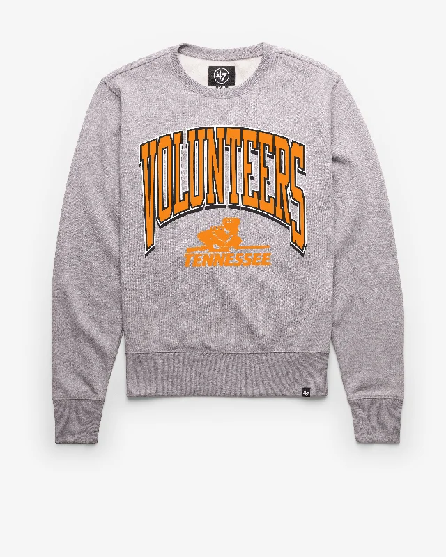 men's-hoodie-with-bold-graphics-TENNESSEE VOLUNTEERS VINTAGE WALK TALL '47 HEADLINE CREW