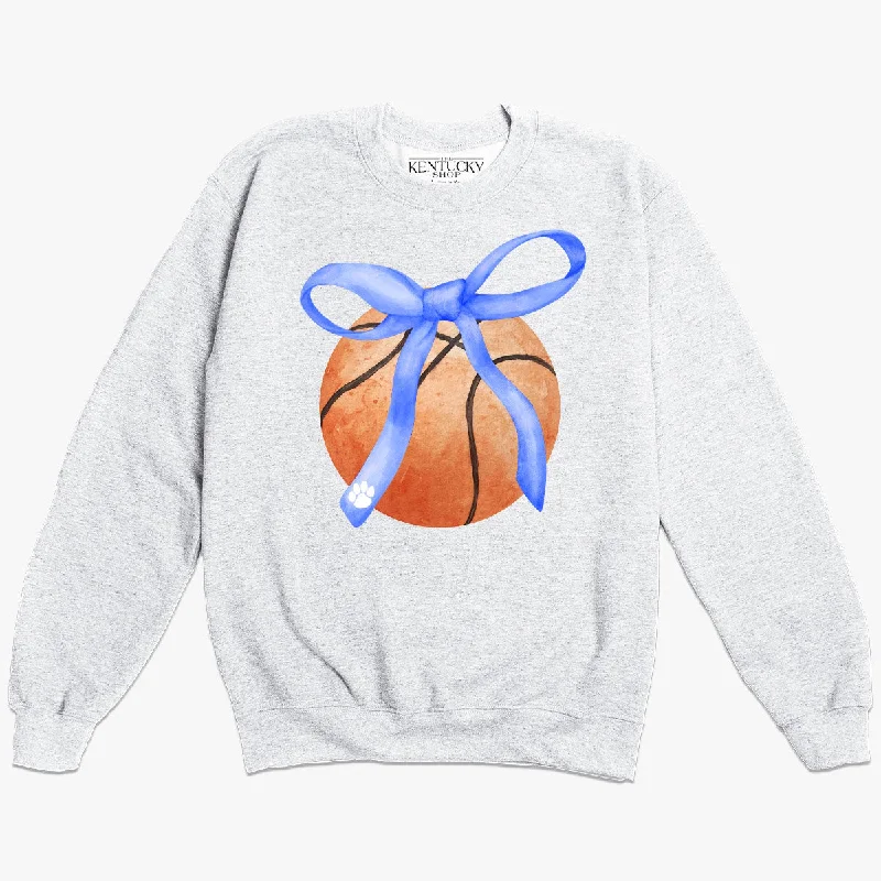 men's-hoodie-in-steel-grey-The Basketball Bow Crewneck Sweatshirt