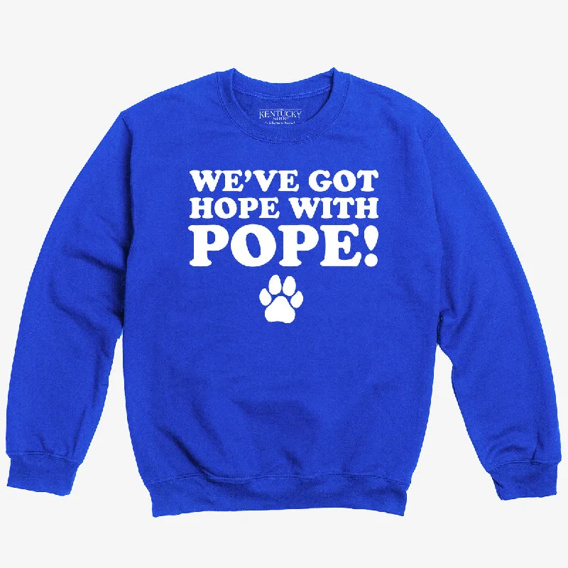 men's-hoodie-in-steel-grey-The Hope in Pope Sweatshirt