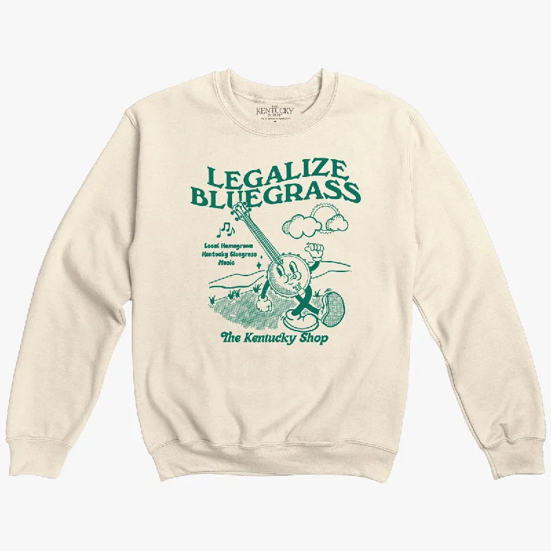 men's-hoodie-with-camouflage-print-The Legalize Bluegrass Logo Sweatshirt