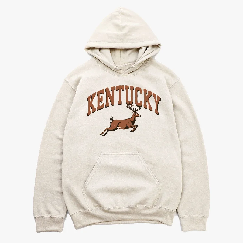 men's-hoodie-with-pullover-style-The Vintage Kentucky Deer Hoodie