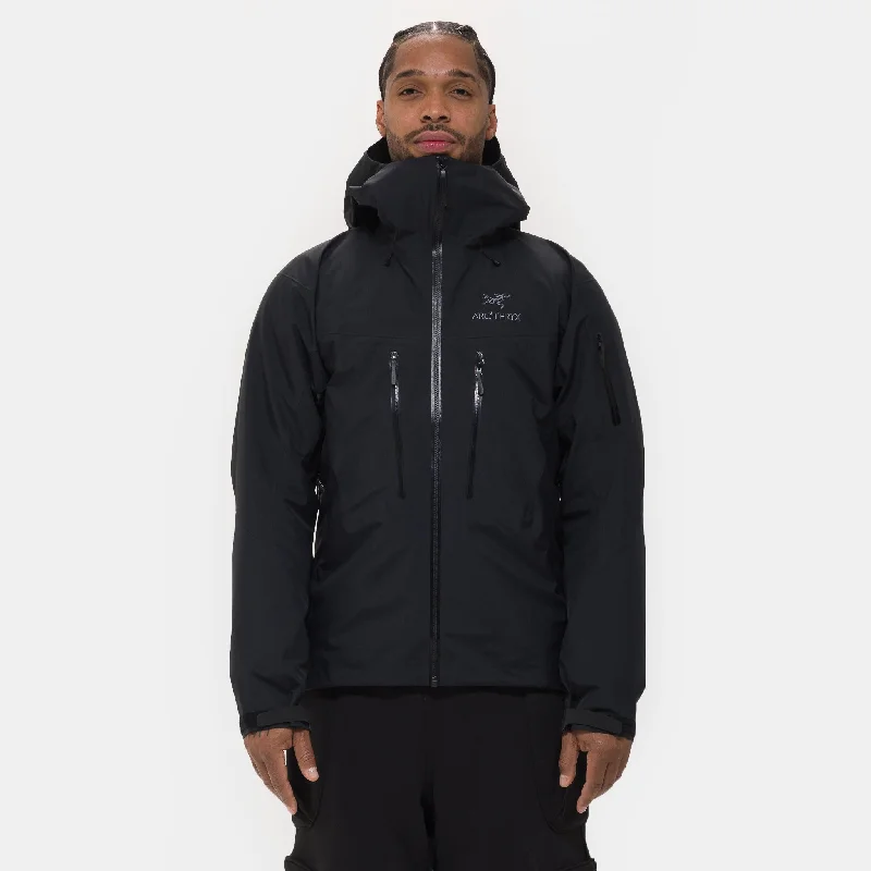 Men's kick supporter jackets-Alpha SV Jacket in Black