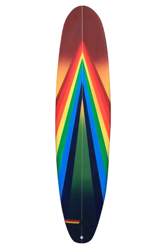 Men's short-sleeve casual bold-aged-charcoal top-AVIATOR NATION HYBRID BOARD - RAINBOW ONE