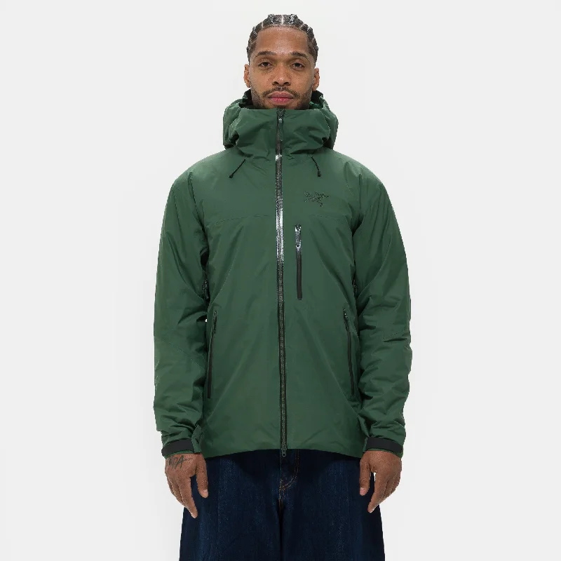 Men's stitch crew jackets-Beta Insulated Jacket in Eden