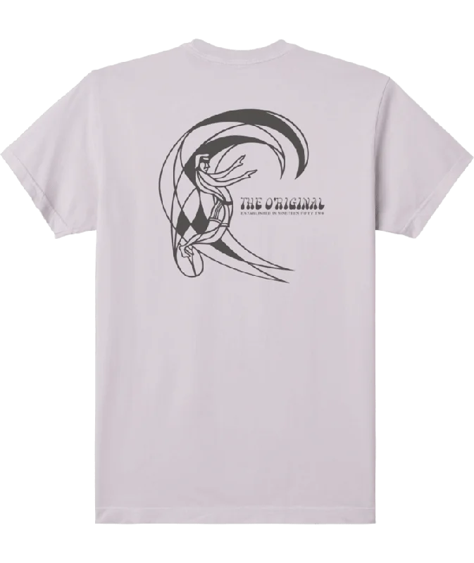 Men's short-sleeve soft pure-monochrome tee-O'Neill OG Marquee Tee-Iris