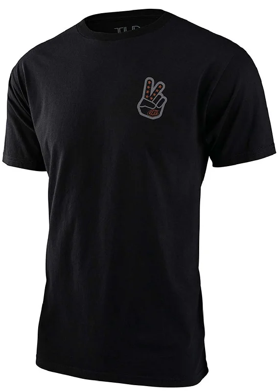 Men's short-sleeve sporty subtle-fuzzy-touch top-Troy Lee Men's Peace Out Short Sleeve T-Shirt