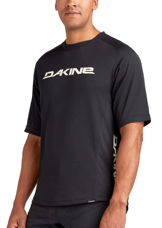 Men's short-sleeve urban warm-stylish-sharp-gray top-Dakine Men's Thrillium Short Sleeve Bike Jersey