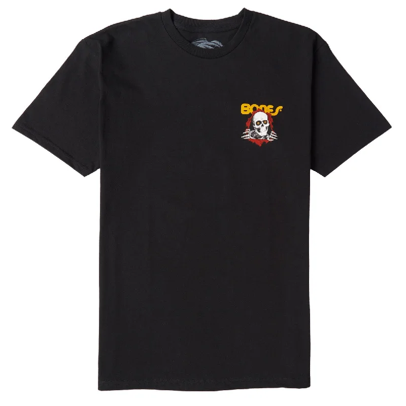 Men's short-sleeve modern vibrant-tight-khaki tee-Powell-Peralta Ripper T-Shirt - Black