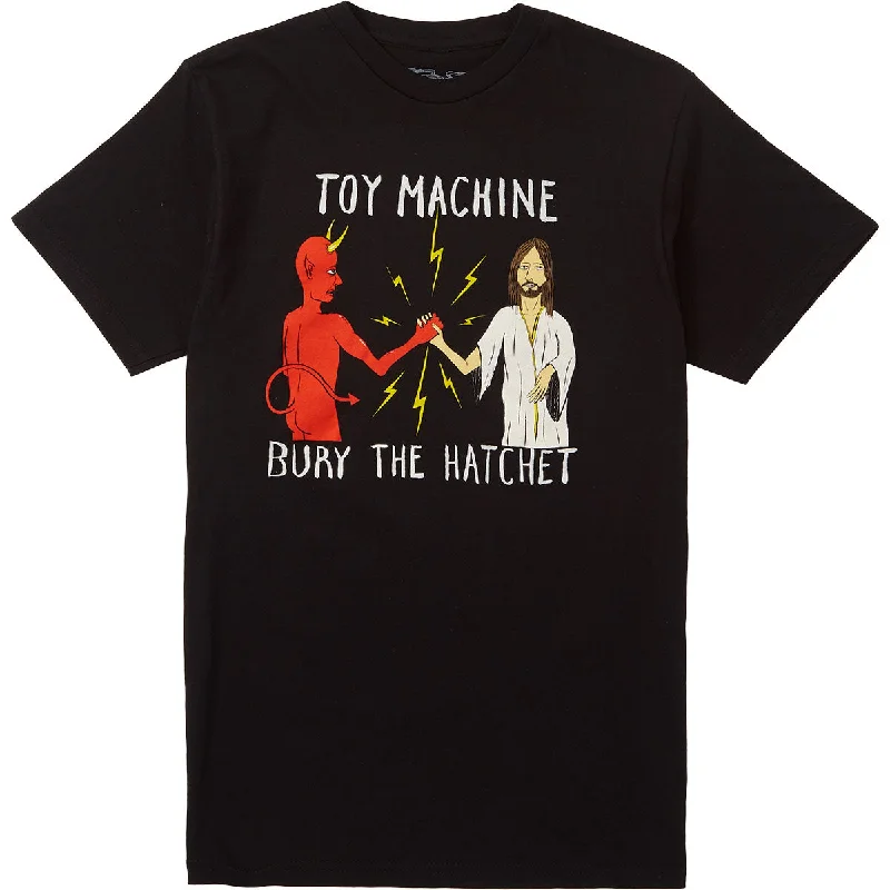 Men's short-sleeve tropical fast-rapid-dry tee-Toy Machine Bury The Hatchet II T-Shirt - Black