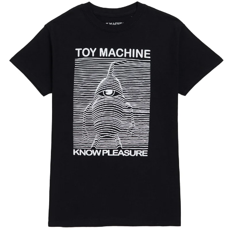 Men's short-sleeve sleek neutral-casual-new-flex shirt-Toy Machine Toy Division T-Shirt - Black