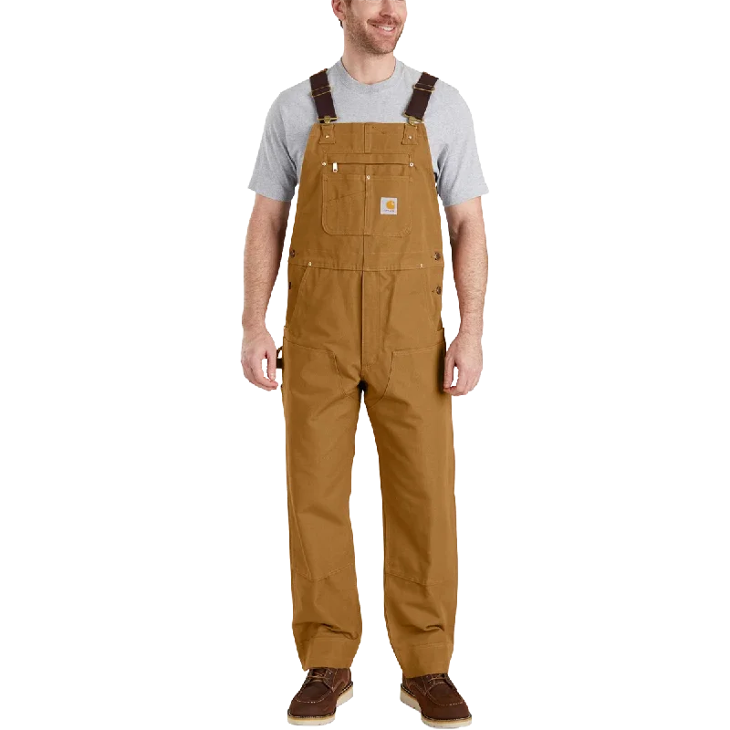 men's slim fit festival olive pants-Men's Relaxed Fit Duck Bib 30" Overall